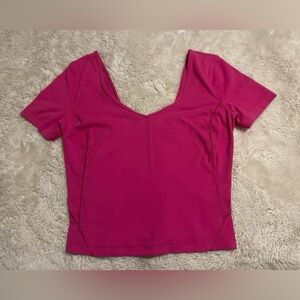 Lululemon Align T-Shirt Sonic Pink size 4